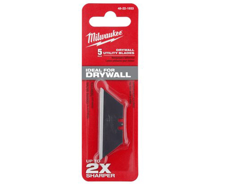 Milwaukee® 3 pk Micro Carbide Metal Utility Drywall Utility Blades