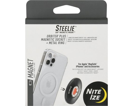 Nite-Ize® Steelie Orbiter Plus Magnetic Metal Ring Socket 
