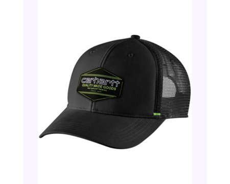 Carhartt® Adult's Canvas Workwear Patch Cap - Black