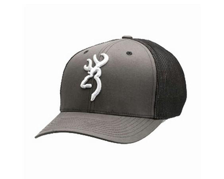 Browning® Adult's L/XL Colstrip Mesh Back Cap - Charcoal 