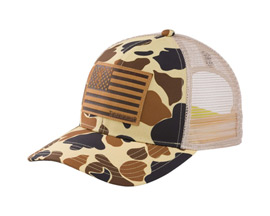 Browning® Adult's Recon Flag Patch Mesh Snapback Cap - Camo Tan
