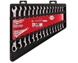 Milwaukee® Combination Wrench Set Metric 15 Pc