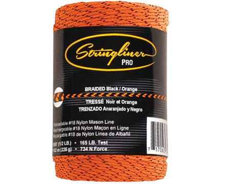 Stringliner® Bonded Line - Black/Orange 500