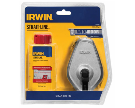 Irwin® Strait Line® Reel & Chalk 100 4 oz Red