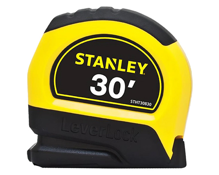Stanley® 30' LeverLock Tape Measure