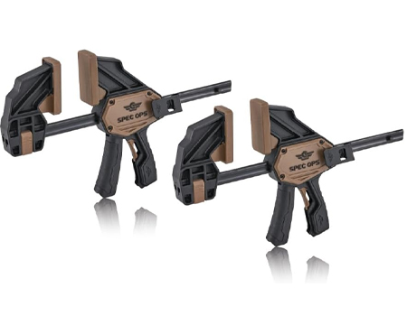 Trigger Clamp for Woodworking 2 Pack - Large 7" 