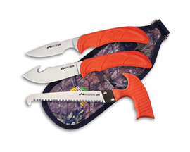 Outdoor Edge® Cutlery Wildguide Processing Game Set - Orange / Camouflage