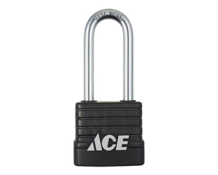 Ace® 1.75 in. Steel 5-Pin Cylinder Weather-Resistant Padlock