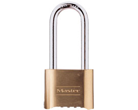 Master Lock® 2.25 in. Combination Brass Padlock