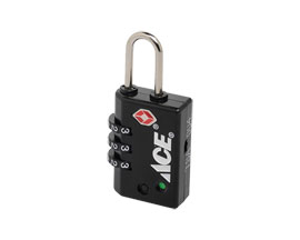 Ace® 1.5 in. Die-Cast Zinc 3-Dial Combination Luggage Lock