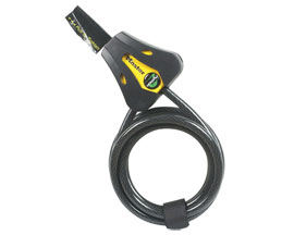 Master Lock® 6 ft. Braided Steel Cable Lock - Black