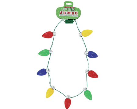 Lotsa Lights Christmas Lights Necklace