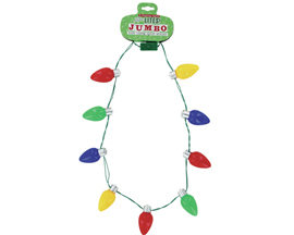 Lotsa Lights Christmas Lights Necklace