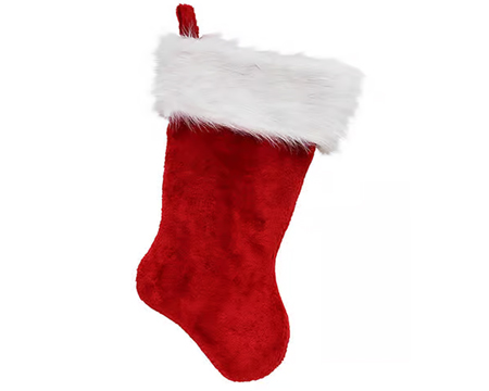 Plush Santa Christmas Stocking