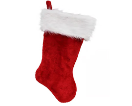 Plush Santa Christmas Stocking