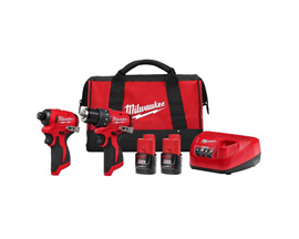 Milwaukee® M12 Brushless Subcompact Drill & Driver Impact Combo Kit