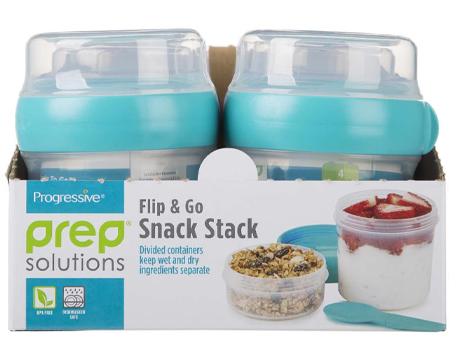 Progressive® Prep Solutions® Flip & Go Snack Container