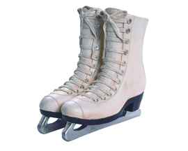 Ice Skates Planter