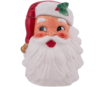 Retro Santa Cookie Jar