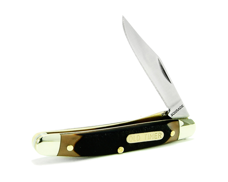 Schrade® Old Timer Gunstock Traper Single Lock Pocket Knife 