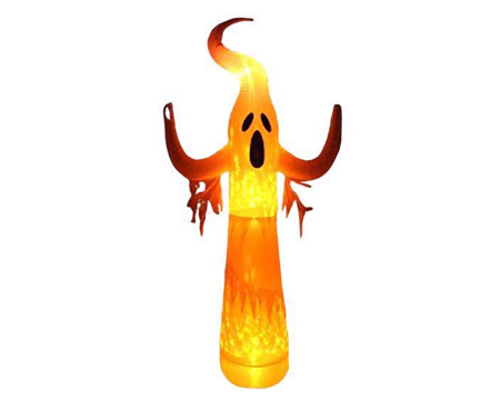 A Holiday Company&reg; 12 ft. Prelit Giant Glowing Ghost Inflatable
