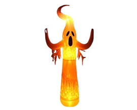 A Holiday Company&reg; 12 ft. Prelit Giant Glowing Ghost Inflatable