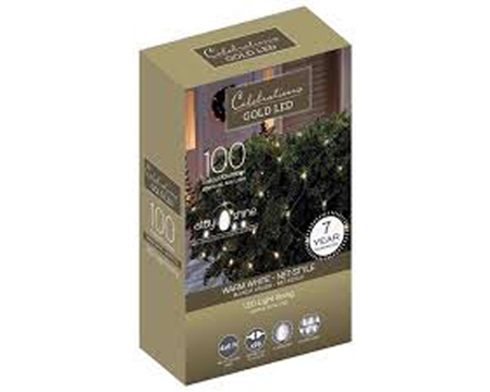 Celebrations® Stay Lit LED Christmas Light Net - 100 Count