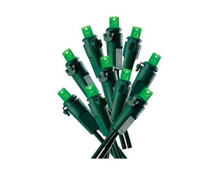 Celebrations® 24.5 ft. LED Micro Green Christmas Lights - 100 Count