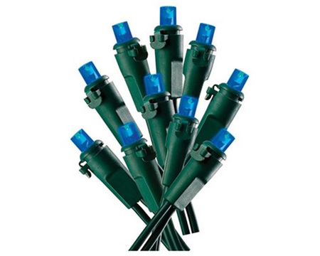 Celebrations® 24.5 ft. LED Micro Blue Christmas Lights - 100 Count