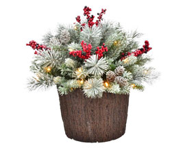 Celebrations® 1-1/2 ft. Snow Frosted Urn Filler