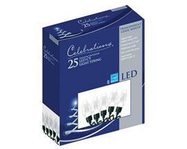 Celebrations® 16 ft. Blue LED Warm White Christmas Lights - 25 Count