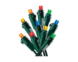 Celebrations® 24.5 ft. Blue LED Micro Multicolored String Christmas Lights - 100 Count