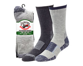 Outdoor Merino Wool Crew 2pk