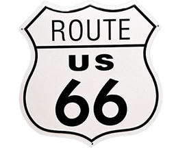 Route US 66 Sign