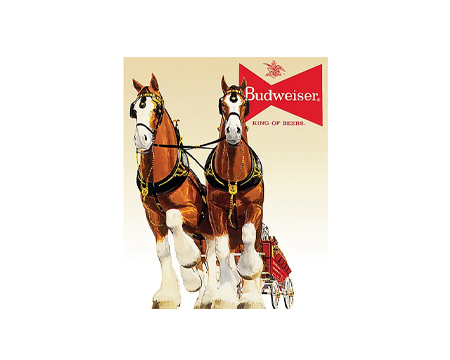 Budweiser® Clydesdale Team Sign