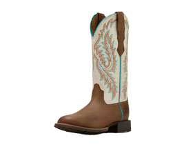 Ariat® Womans Round Up Wide Toe Sandstorm