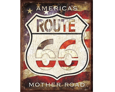 Route 66 - America's Mother Road Sign
