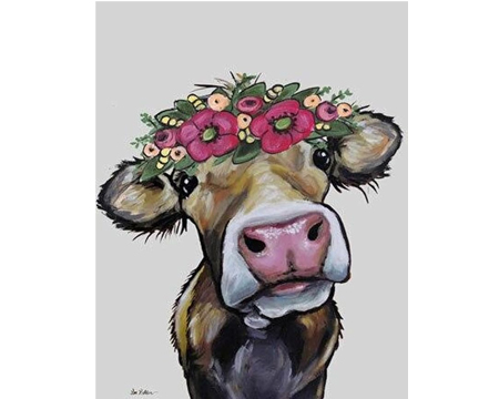 Hazel The Cow Tin Sign
