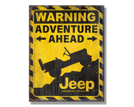 Jeep® Adventure Ahead Sign