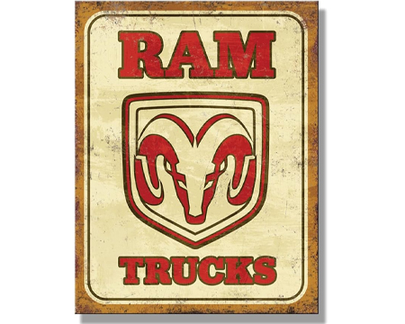 Ram Trucks Tin Sign