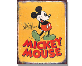 Mickey Mouse Tin Sign