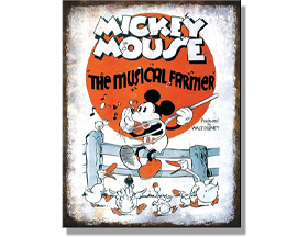 Mickey Mouse Musical Farmer Sign