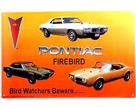 Pontiac® Firebird Tin Sign