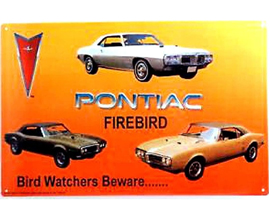 Pontiac® Firebird Tin Sign