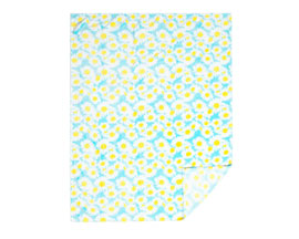 Flower Power Light Plush Throw 5