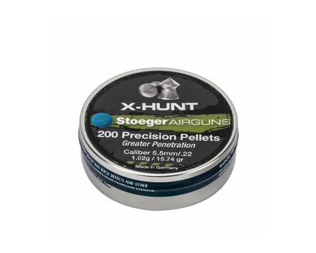 X-Hunt 22 Caliber Pointed Pellets