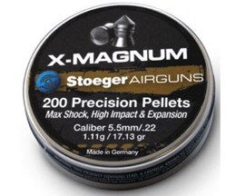 .22 Caliber X-Magnum Shock Pellets