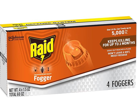 Raid® Concentrated Deep Reach Fogger 4 Pack