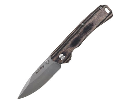 Uncle Henry® Brown Pakka Wood Handle Folder