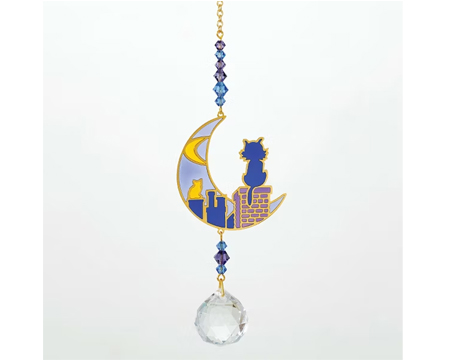 Woodstock Chimes® Crystal Dreams Cats On The Roof Suncatcher